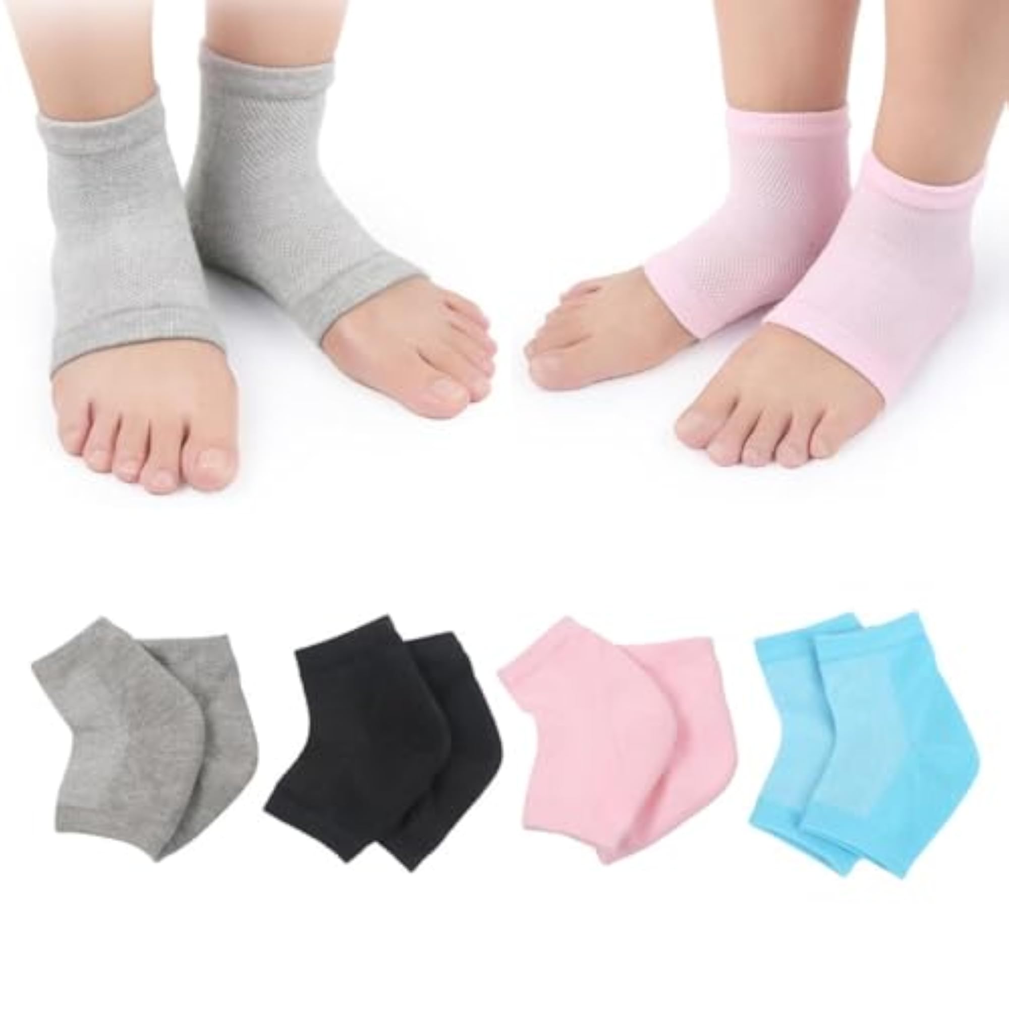 3xMoisturizing Gel Heel Socks Cracked Repair Foot Care